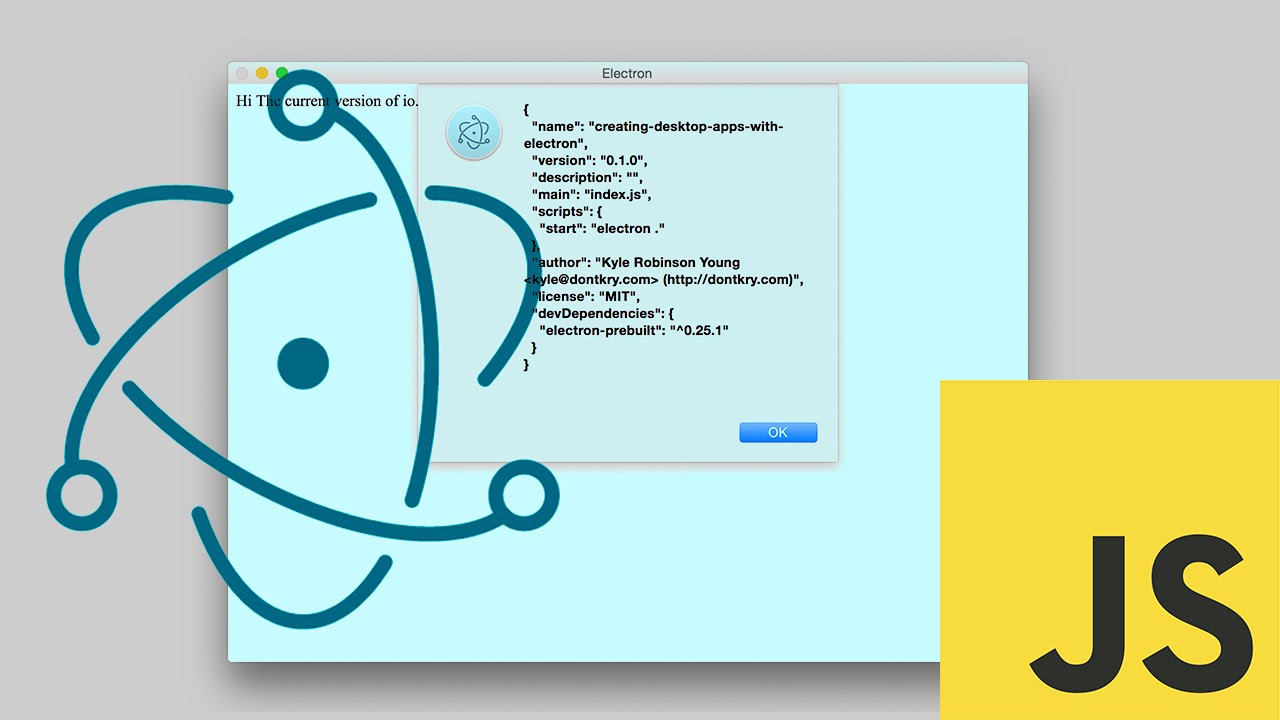 یک مثال ساده و عملی از فریمورک Electron.js