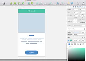 مدیریت خودکار رنگ‌های رابط کاربری در Sketch با استفاده از Chain