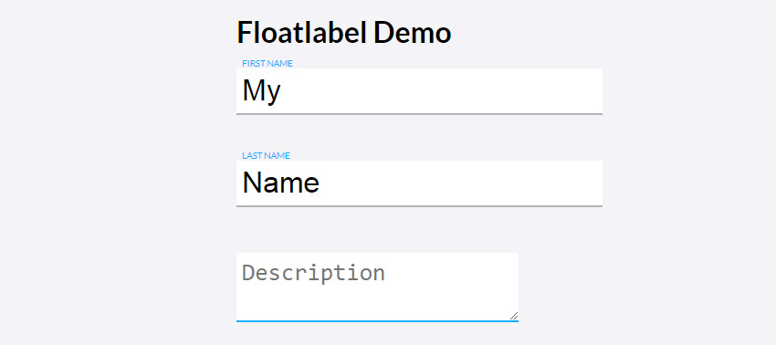 Floatlabel