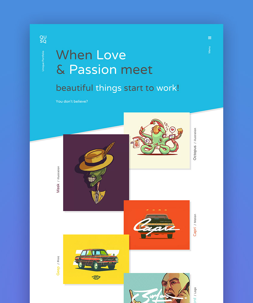 یک مفهوم جذاب را بیابید