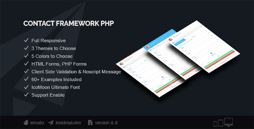 فرم تماس در PHP