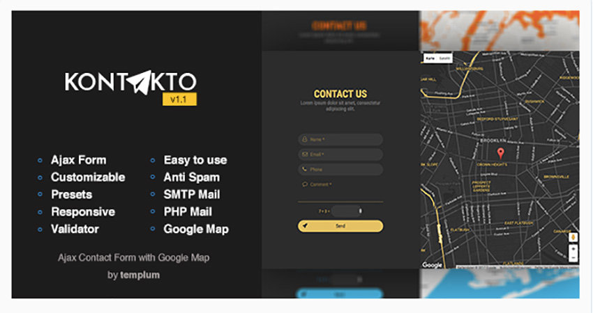 فرم تماس در PHP