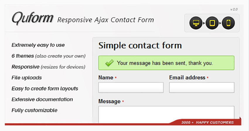 فرم تماس در PHP