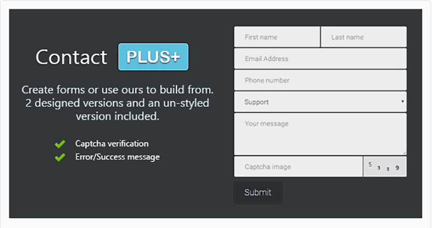 فرم تماس در PHP