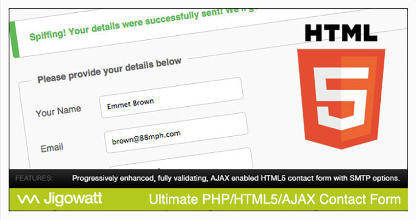 فرم تماس در PHP