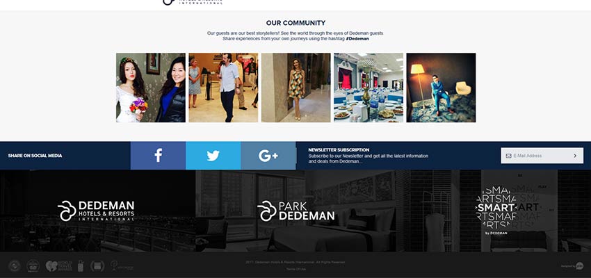 طراحی مناسب از سربرگ و پابرگ وبسایت