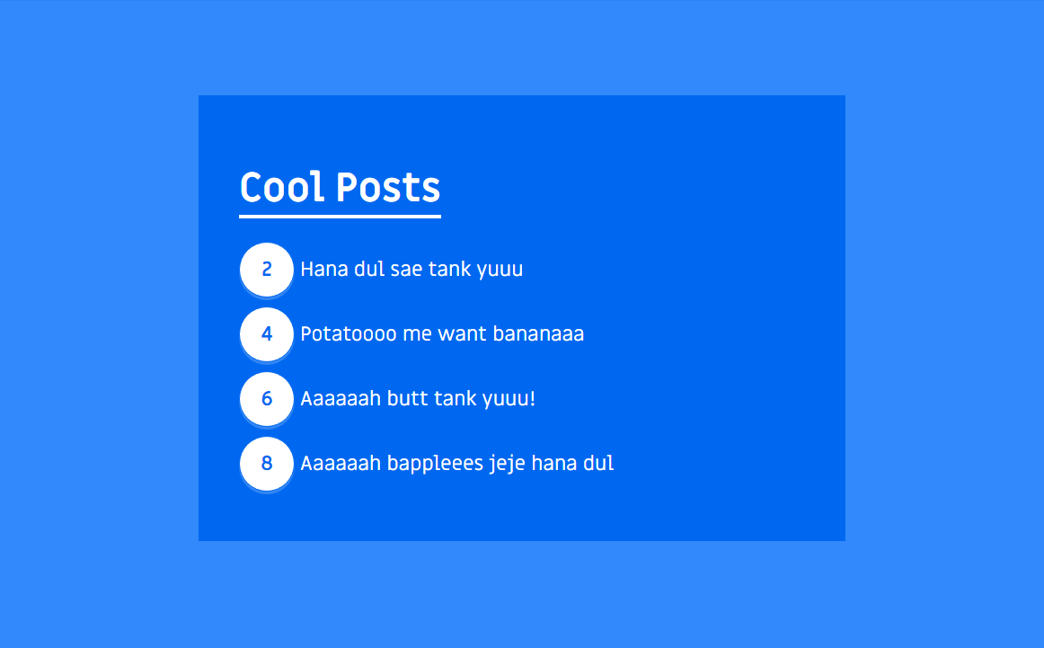 شمارنده با css