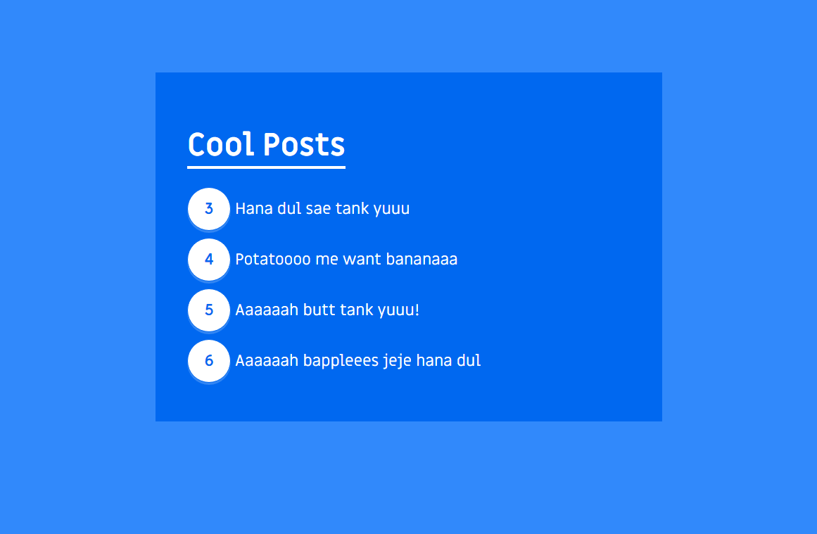 شمارنده با css