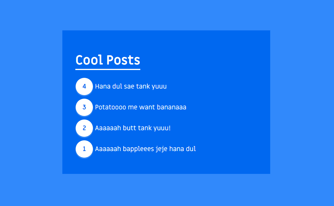شمارنده با css