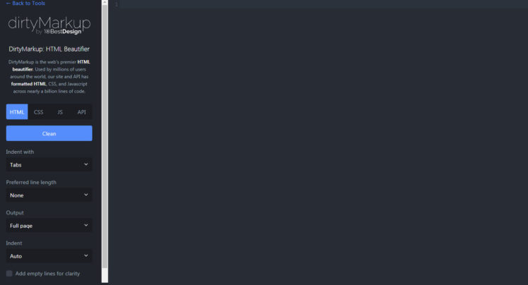 پاکسازی و مرتب کردن کد