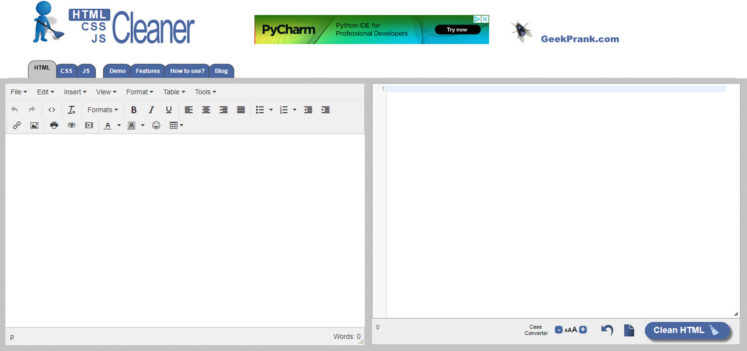 پاکسازی و مرتب کردن کد
