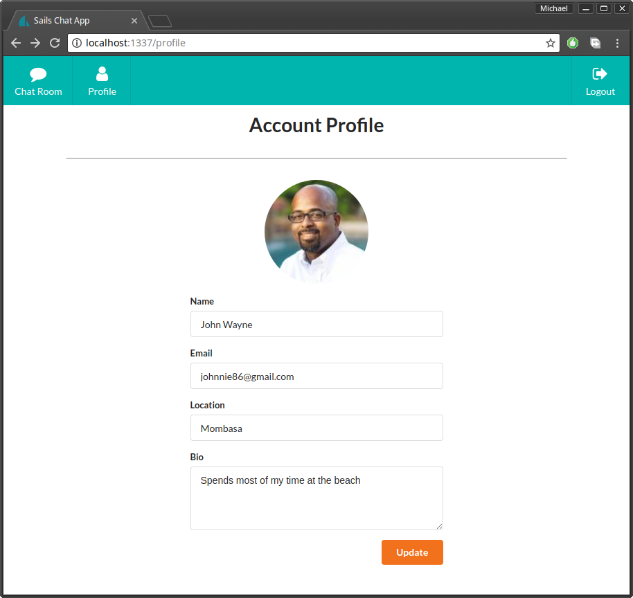 ساخت یک برنامه چت Real-time با Sails.js