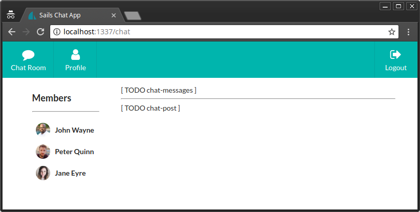 ساخت یک برنامه چت Real-time با Sails.js