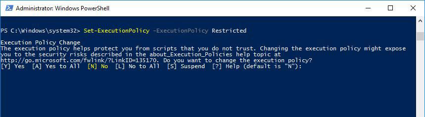 دستور Windows PowerShell