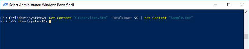 دستور Windows PowerShell