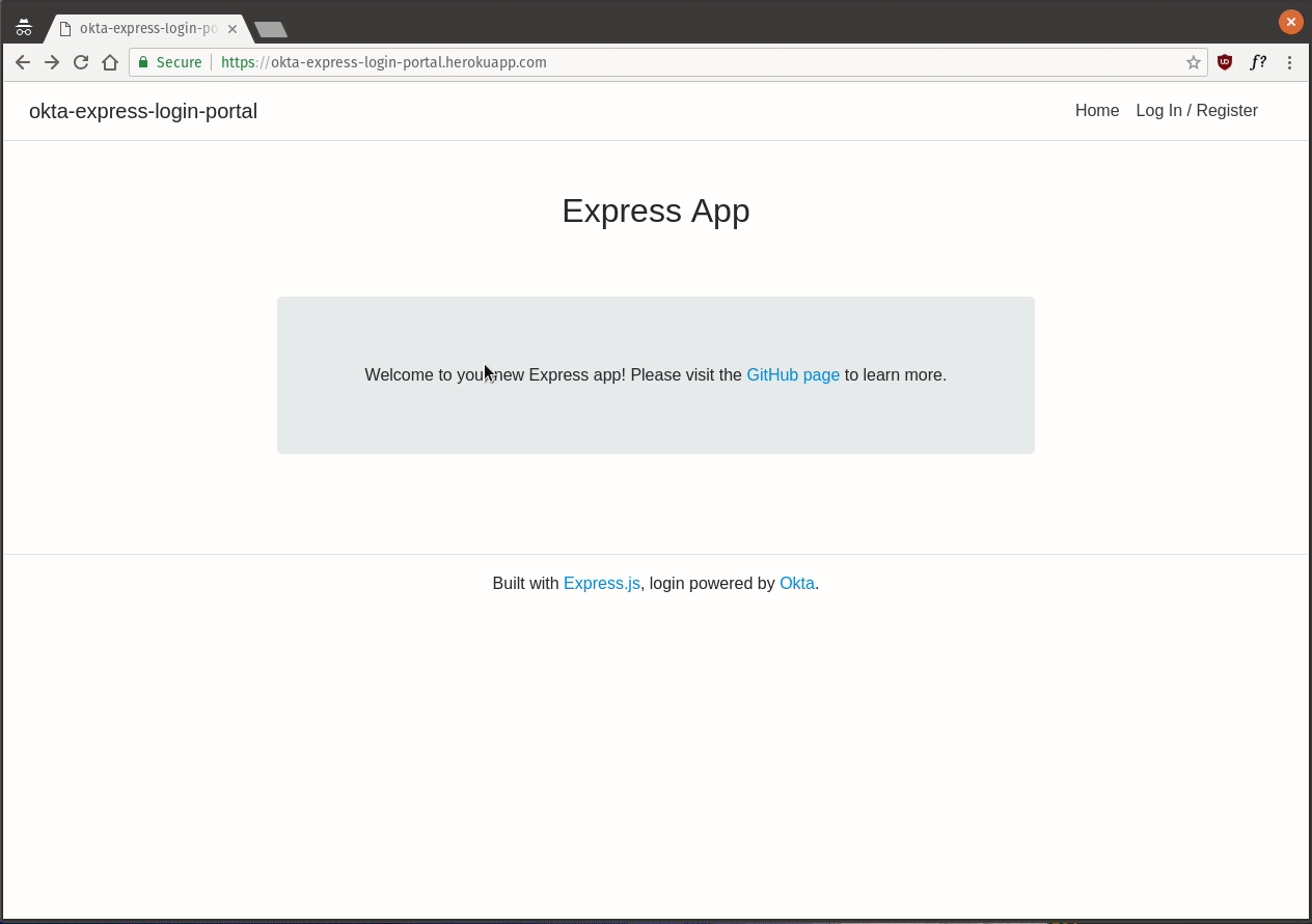 یک وبسایت ساده Node.js به همراه احراز هویت کاربر