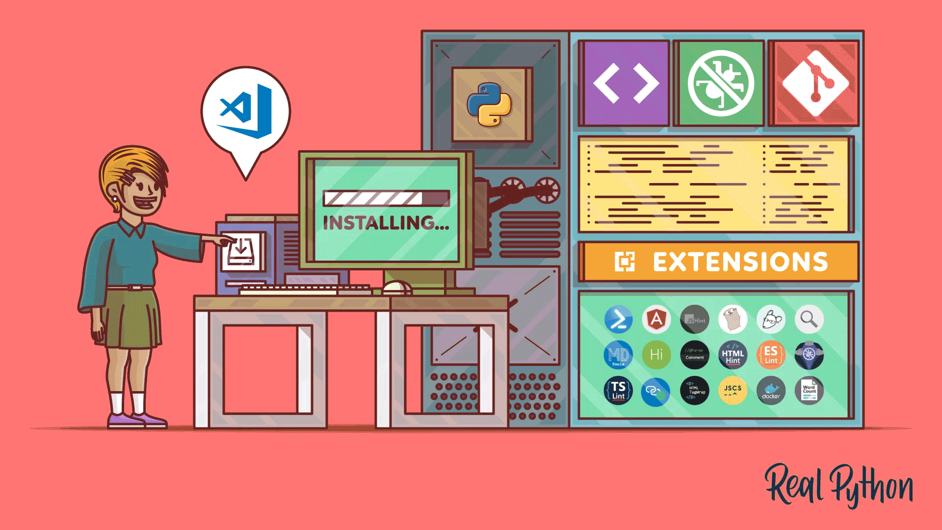 10 افزونه کاربردی VS Code - راکت