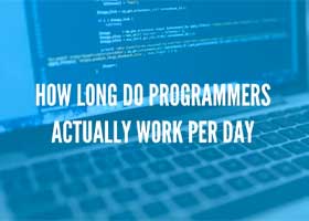 برنامه نویسان روزانه چند ساعت کار می‌کنند؟