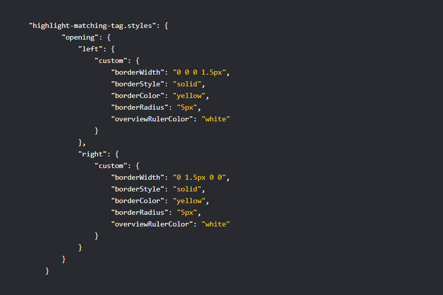 تنظیمات vs code