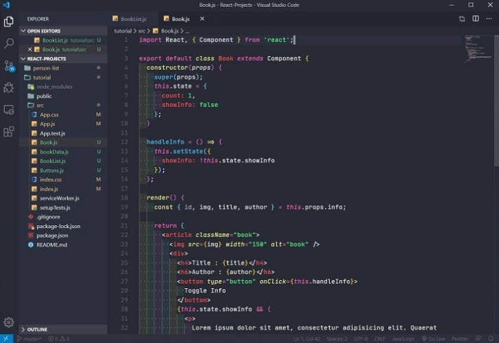 تنظیمات vs code
