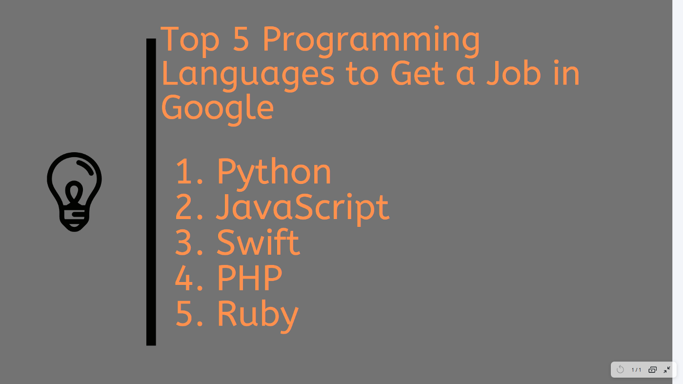 5تا از بهترین زبانهای برنامه نویسی که میتوانید با آنها در گوگل استخدام شوید