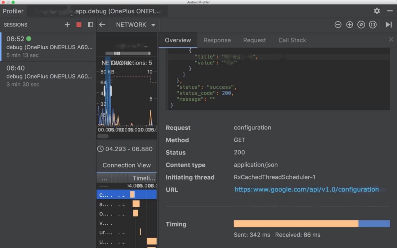 بهبود بخشیدن عملکرد برنامه با استفاده از Android Profiler