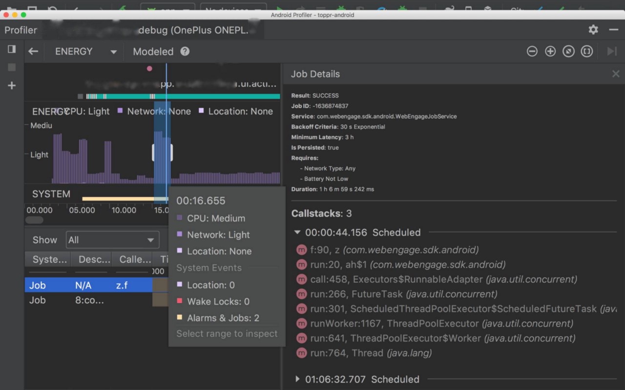 بهبود بخشیدن عملکرد برنامه با استفاده از Android Profiler