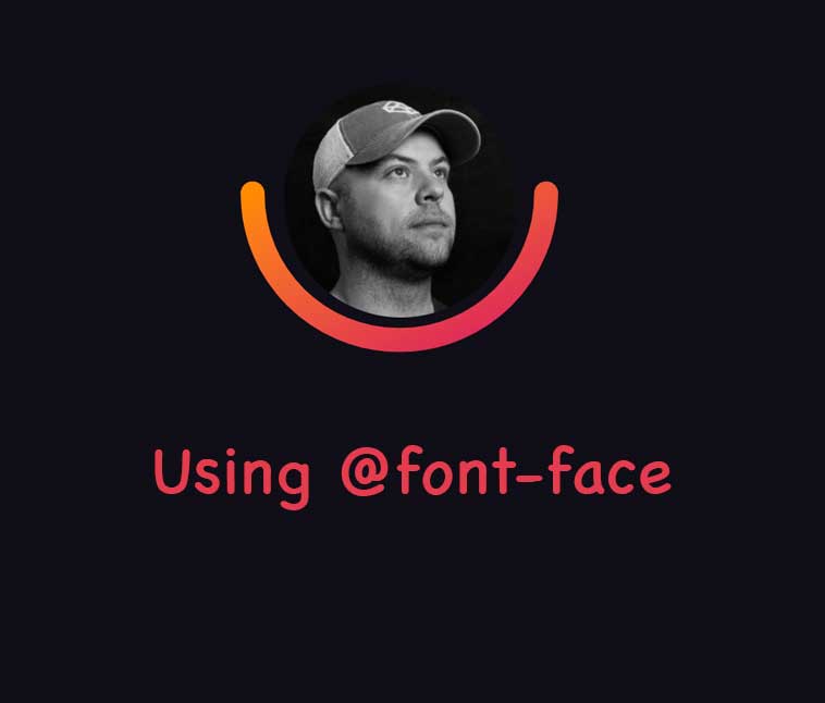 نحوه‌ی کارکرد font-face@ در CSS